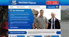 Desktop Screenshot of mountainrescue.gooutdoors.co.uk